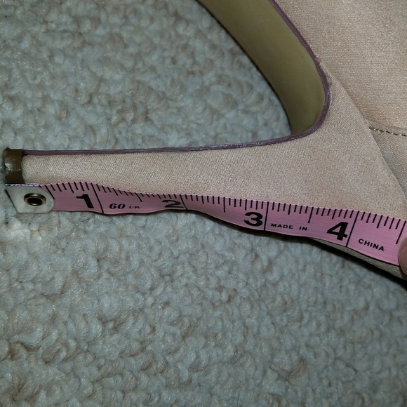 *SOLD* Nude lace up heels - Picture 5 of 6